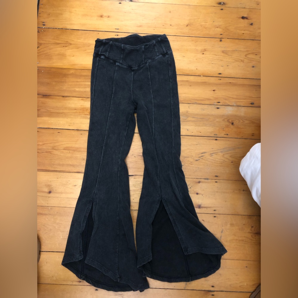 FP movement flare leggings with split ends